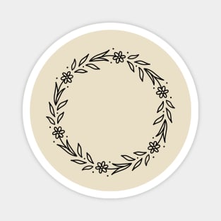 floral wreath Magnet